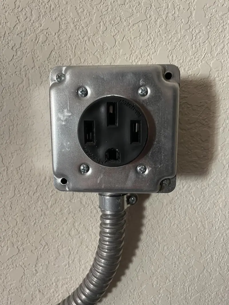 NEMA 14-50 outlet installed for Smart Home Electrical in Mora