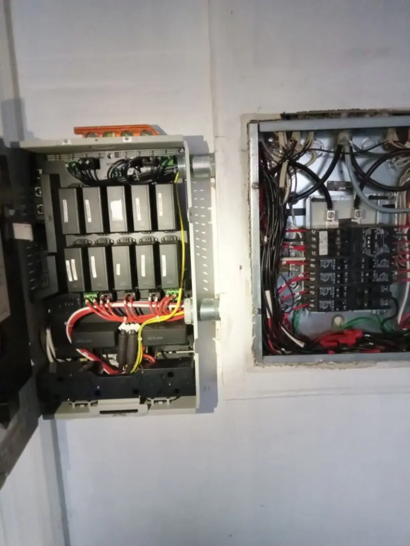 Electrical panel upgrade completed for Commercial Electrician Services in Mora